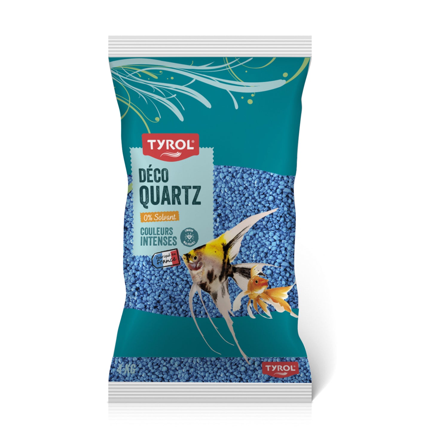 Akvariegrus Färgat Oceanblå 2-3mm Quartz Tyrol