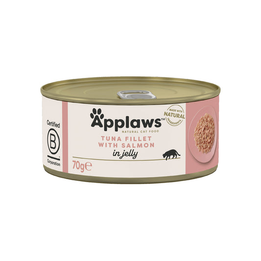 Applaws katt konserv Gele Tuna Fillet&Lax