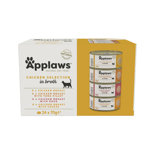 Applaws katt konserv Chicken Multipack