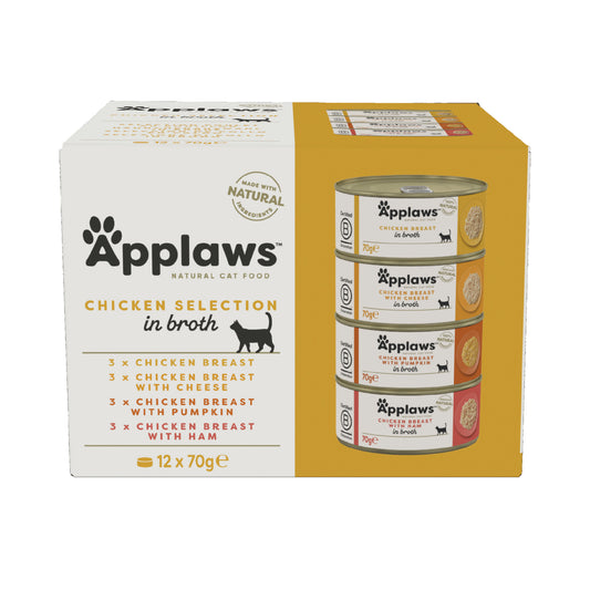 Applaws katt konserv Chicken DeLuxe pack